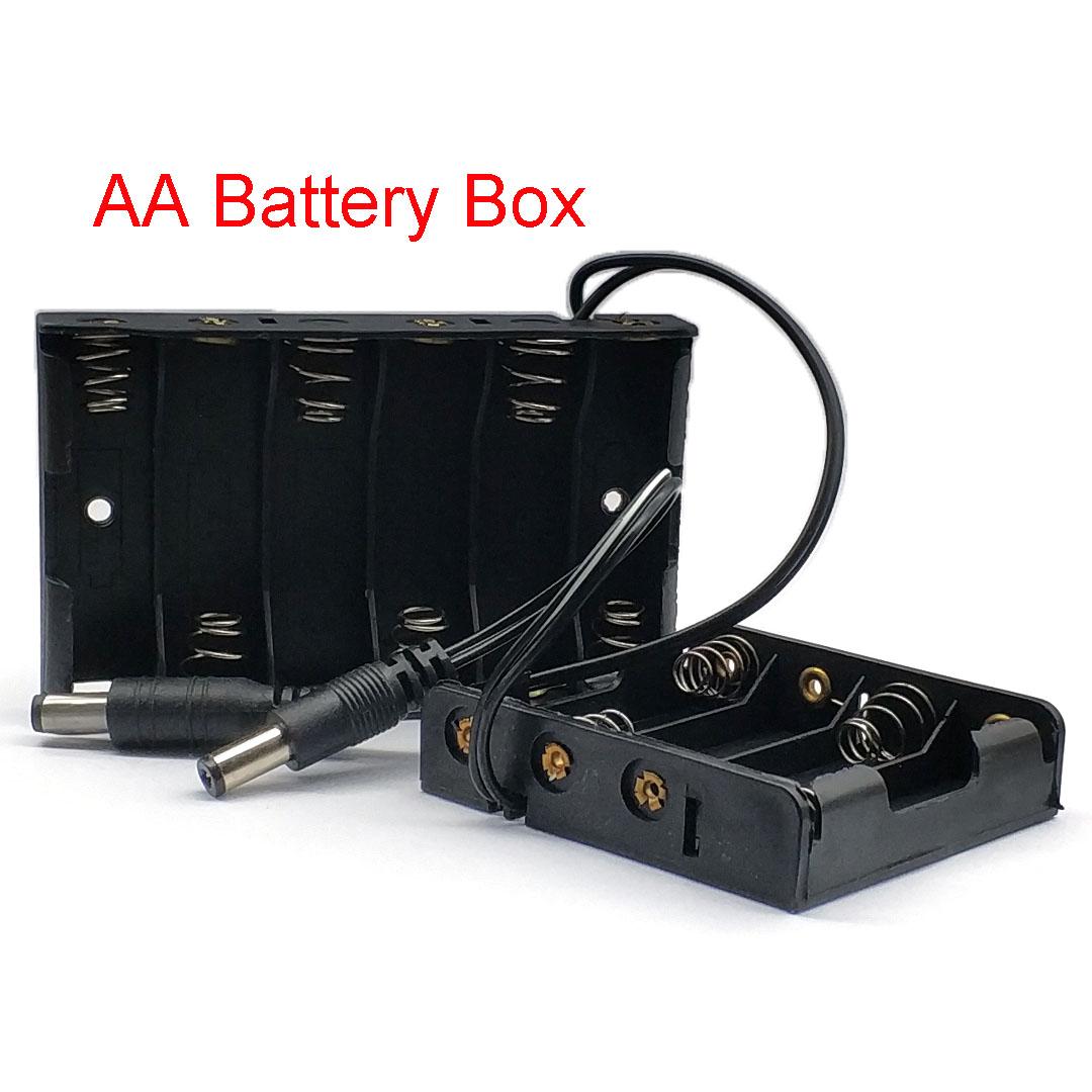 4 6 Slots Ports AA 4AA 6AA 6v 9V Size Power Battery Storage Case Box Holder 4s AA 6s AA with Leads DC5.5*2.1 4-AA DC5.5 2.1
4 6 Slots Ports AA 4AA 6AA 6v 9V Size Power Battery Storage Case Box Holder 4s AA 6s AA with Leads DC5.5*2.1 4-AA DC5.5 2.1