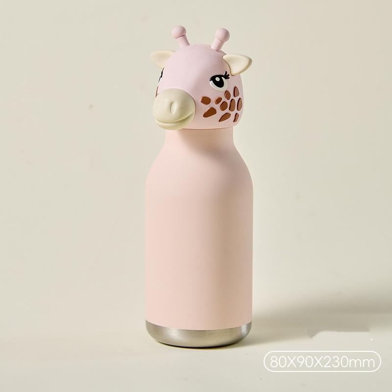 Cute Giraffe Insulated Water Bottle with Interchangeable Lid, Stainless Steel Kids Thermos for School & Travel 401-500ml рожевий
Cute Giraffe Insulated Water Bottle with Interchangeable Lid, Stainless Steel Kids Thermos for School & Travel 401-500ml рожевий