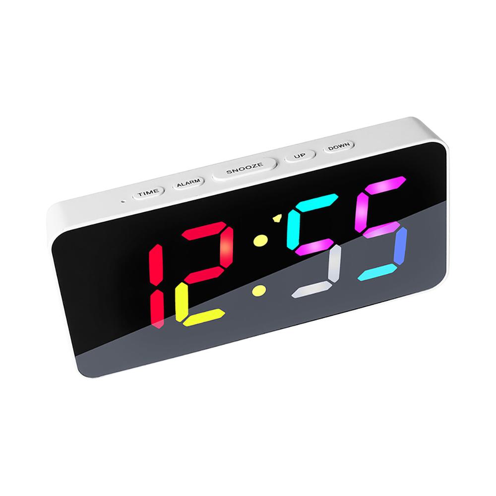 1PCS RGB LED Digital Student Alarm Clocks Table Clock Digital Alarm Snooze Display 12/24H USB Bedroom LED Clock Watch Home Decor белый
1PCS RGB LED Digital Student Alarm Clocks Table Clock Digital Alarm Snooze Display 12/24H USB Bedroom LED Clock Watch Home Decor белый