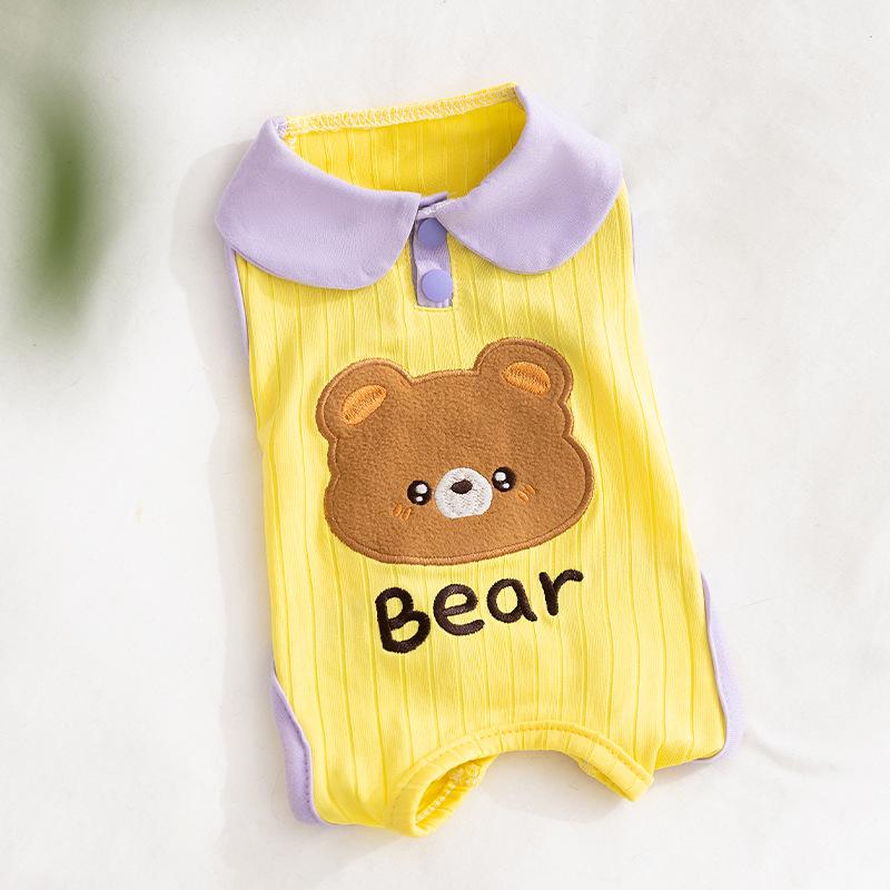 Весенняя одежда для питомцев, мультяшная наклейка, вязаный щенок, котенок, четырехлапый комбинезон с животиком, весенне-летняя тонкая одежда для собак XXL (recommended weight 15-10kg)
Весенняя одежда для питомцев, мультяшная наклейка, вязаный щенок, котенок, четырехлапый комбинезон с животиком, весенне-летняя тонкая одежда для собак XXL (recommended weight 15-10kg)