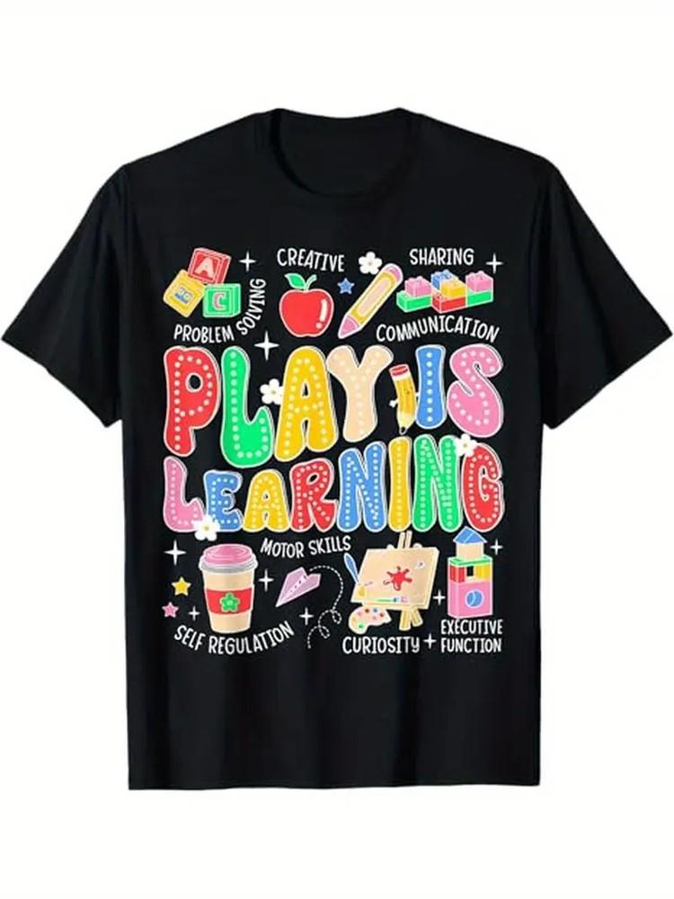 Play is Learning Teacher Special Education Sped Ed Counselor T-Shirt, 100% Cotto L
Play is Learning Teacher Special Education Sped Ed Counselor T-Shirt, 100% Cotto L