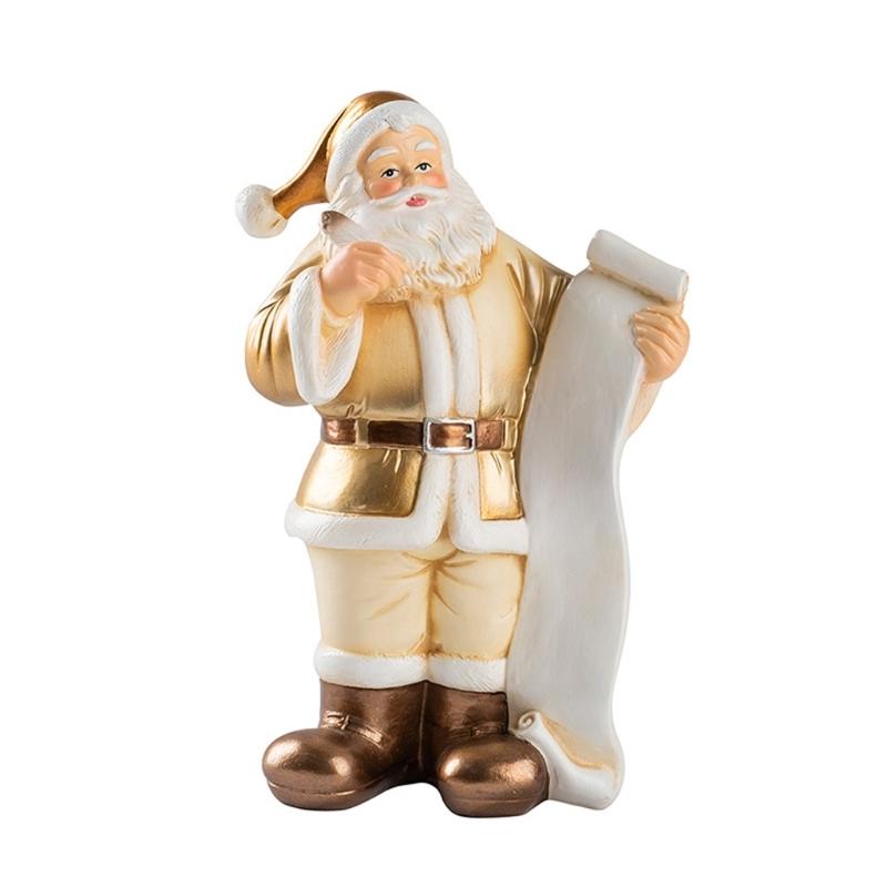 Christmas Figurine Figure Decors Resin Santa Clauses Statue Christmas Decorative Figurine Table Centerpieces for Holiday золотий
Christmas Figurine Figure Decors Resin Santa Clauses Statue Christmas Decorative Figurine Table Centerpieces for Holiday золотий