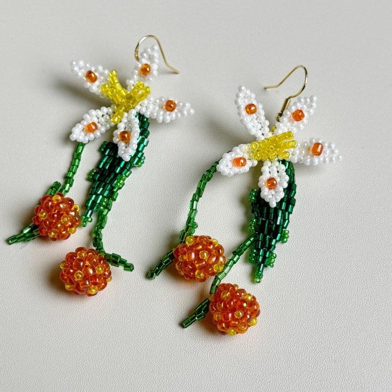 Стеклянные бусины, рисовые бусины, круглый шарик, серьги-цветы с бахромой, легкая роскошь, высококачественные ушные крючки, модный дизайн, маленькие свежие серьги.
Стеклянные бусины, рисовые бусины, круглый шарик, серьги-цветы с бахромой, легкая роскошь, высококачественные ушные крючки, модный дизайн, маленькие свежие серьги.