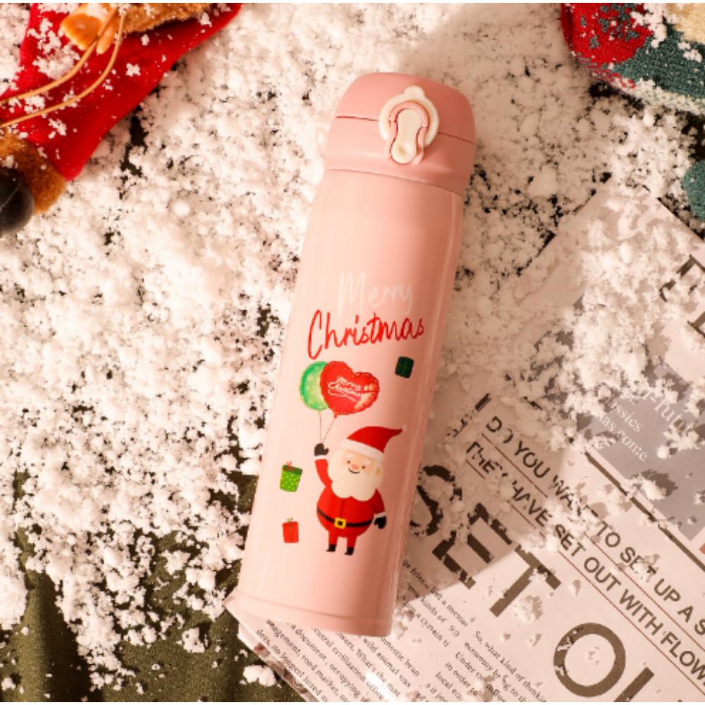 2022 Рождественский термос для мужчин и женщин прыгающая чашка для воды из нержавеющей стали Подарочная чашка с героями мультфильмов 6