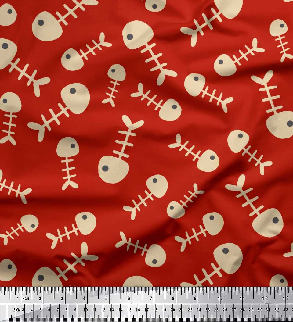 Soimoi Red Japan Crepe Satin Fabric Fish Skeleton Ocean Print Fabric на метр 42 дюйма 42 Inch Wide - Poly Crepe чёрный
Soimoi Red Japan Crepe Satin Fabric Fish Skeleton Ocean Print Fabric на метр 42 дюйма 42 Inch Wide - Poly Crepe чёрный