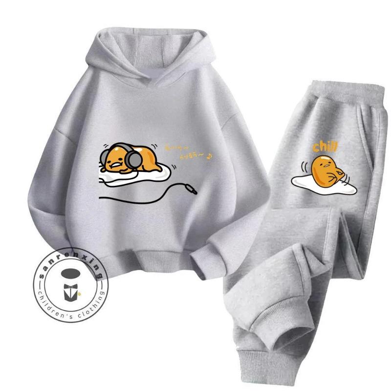 Набір худі з мультфільмом Gudetama Super Cute Pure Cotton Soft Texture підходить для дітей 3-14 років, Kawaii Home Travel Clothing 120
Набір худі з мультфільмом Gudetama Super Cute Pure Cotton Soft Texture підходить для дітей 3-14 років, Kawaii Home Travel Clothing 120