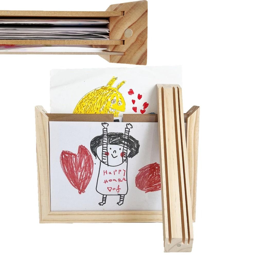 Wall Decoration Photo Frame Rotatable Cards Display Holder Creative Wooden Kids Art Frame Kids 15.5*20*4cm
Wall Decoration Photo Frame Rotatable Cards Display Holder Creative Wooden Kids Art Frame Kids 15.5*20*4cm