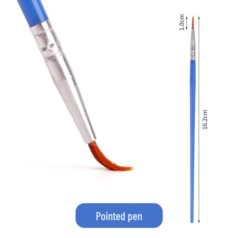 Flat-Tipped Nylon Brush Set for Outlining and Detail Work in Acrylic and Digital Oil Painting 17CM Pointed Line Brush как
Flat-Tipped Nylon Brush Set for Outlining and Detail Work in Acrylic and Digital Oil Painting 17CM Pointed Line Brush как