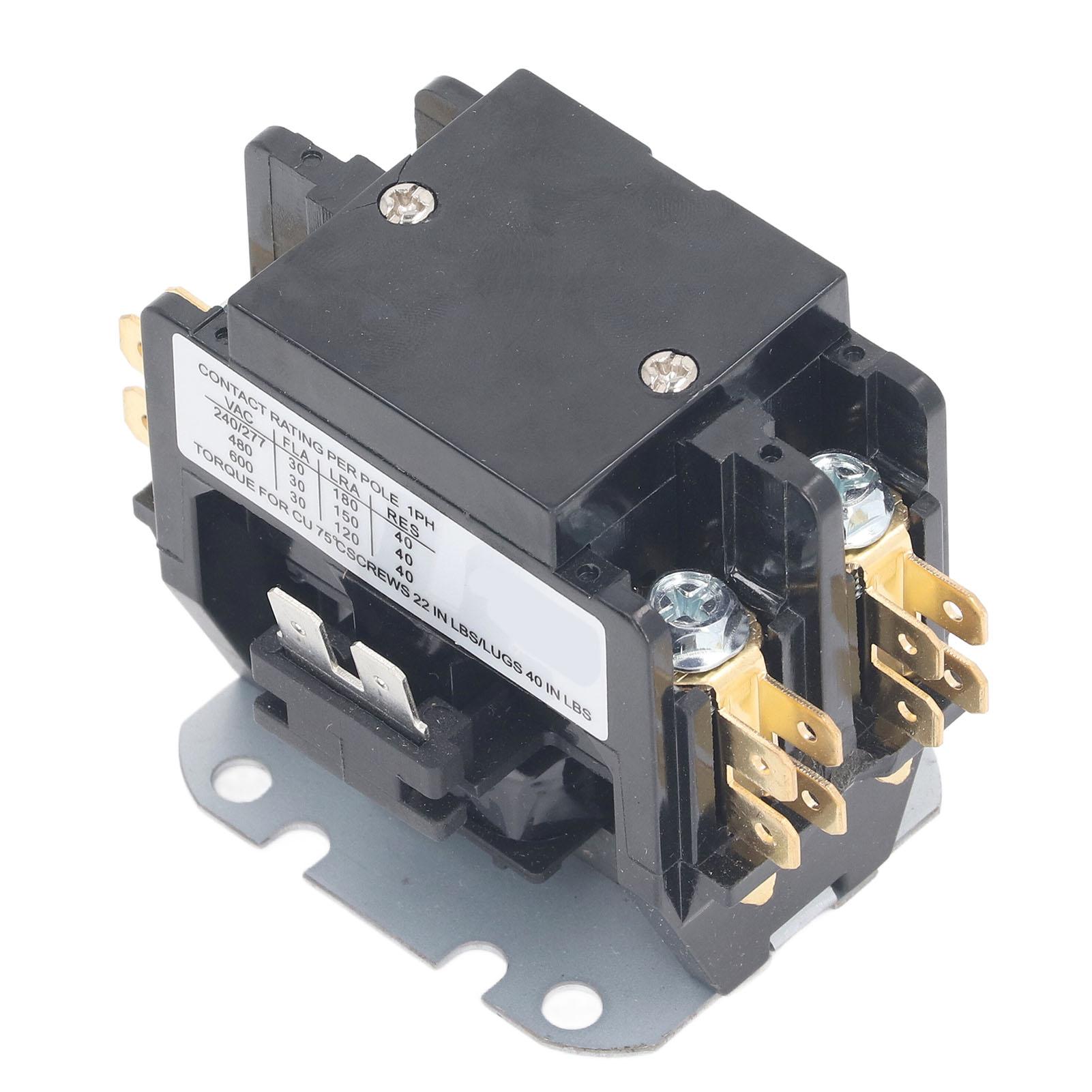 Air Conditioner Contactor Heating Ventilation Air Conditioning Contactor 30A 2P for Power Control 220V
Air Conditioner Contactor Heating Ventilation Air Conditioning Contactor 30A 2P for Power Control 220V