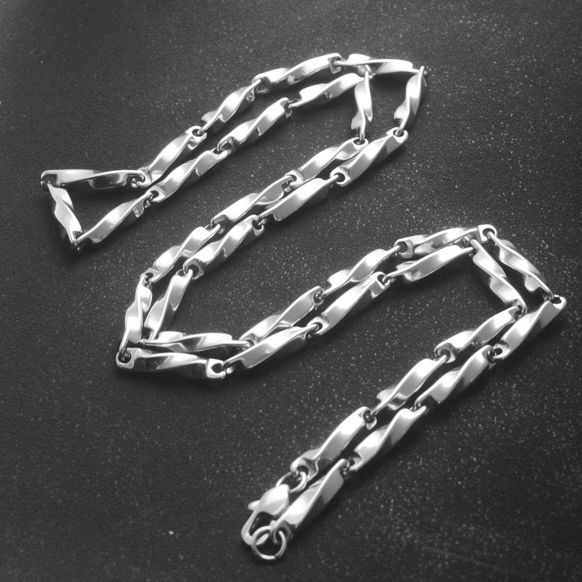 3.8MM Mobius Stainless Steel Chain Necklace for Men Neck Fashion Jewelry Accessories 50CM-80CM Long Chains 55cm
3.8MM Mobius Stainless Steel Chain Necklace for Men Neck Fashion Jewelry Accessories 50CM-80CM Long Chains 55cm