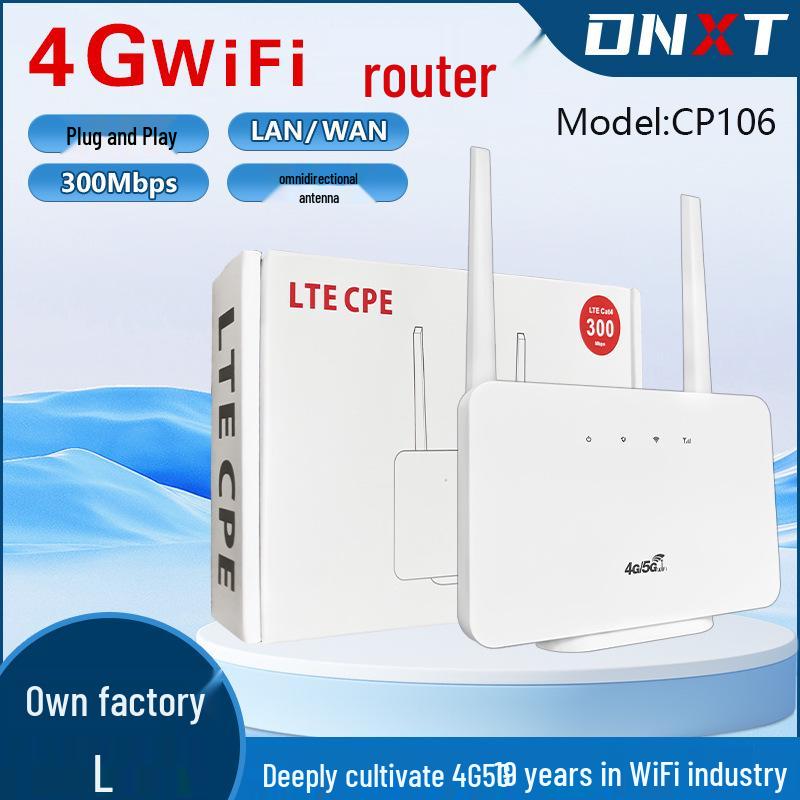 CP106 4G LTE SIM-картка Wi-Fi-маршрутизатор з одним мережевим портом для домашнього використання US Power
CP106 4G LTE SIM-картка Wi-Fi-маршрутизатор з одним мережевим портом для домашнього використання US Power