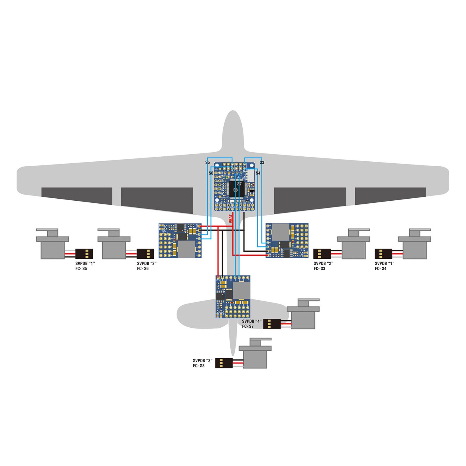 MATEK SERVO PDB Flight Controller 2.54mm Pin Power Distribution Board with BEC for Model Aircraft Servo Part Part
MATEK SERVO PDB Flight Controller 2.54mm Pin Power Distribution Board with BEC for Model Aircraft Servo Part Part
