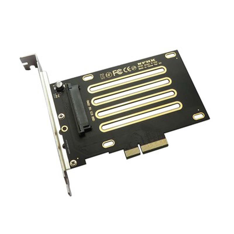 U.3 SSD U3 Kit SFF-8639 to PCI-E 4.0 X4 Lane Host Adapter Card for Motherboard PM1735 NVMe PCIe SSD Converter Card PCIe x4 чорний
U.3 SSD U3 Kit SFF-8639 to PCI-E 4.0 X4 Lane Host Adapter Card for Motherboard PM1735 NVMe PCIe SSD Converter Card PCIe x4 чорний
