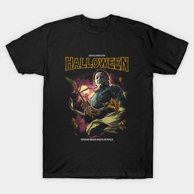 Men Black Print T-shirt Vintage Michael Myers Terror Never Rests In Peace No-Cut Transfer Paper Print Cotton Tshirt - Men s S... S разноцветный
Men Black Print T-shirt Vintage Michael Myers Terror Never Rests In Peace No-Cut Transfer Paper Print Cotton Tshirt - Men s S... S разноцветный