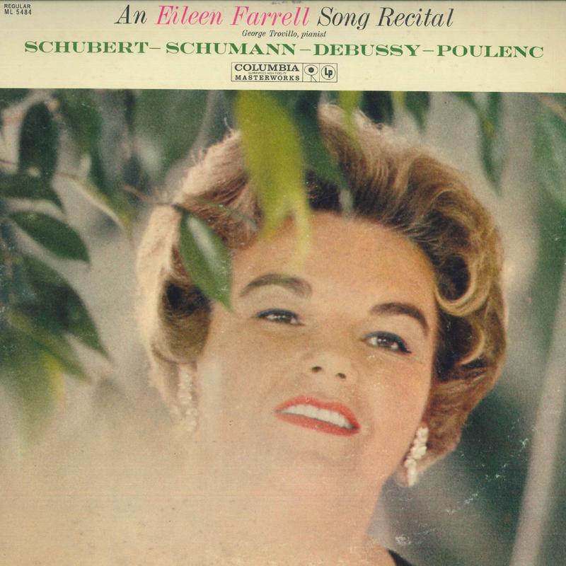 LP Record EILEEN FARRELL - An Eileen Farrell Song Recital ML5484 COLUMBIA MASTER 1960 US Classical Used
LP Record EILEEN FARRELL - An Eileen Farrell Song Recital ML5484 COLUMBIA MASTER 1960 US Classical Used