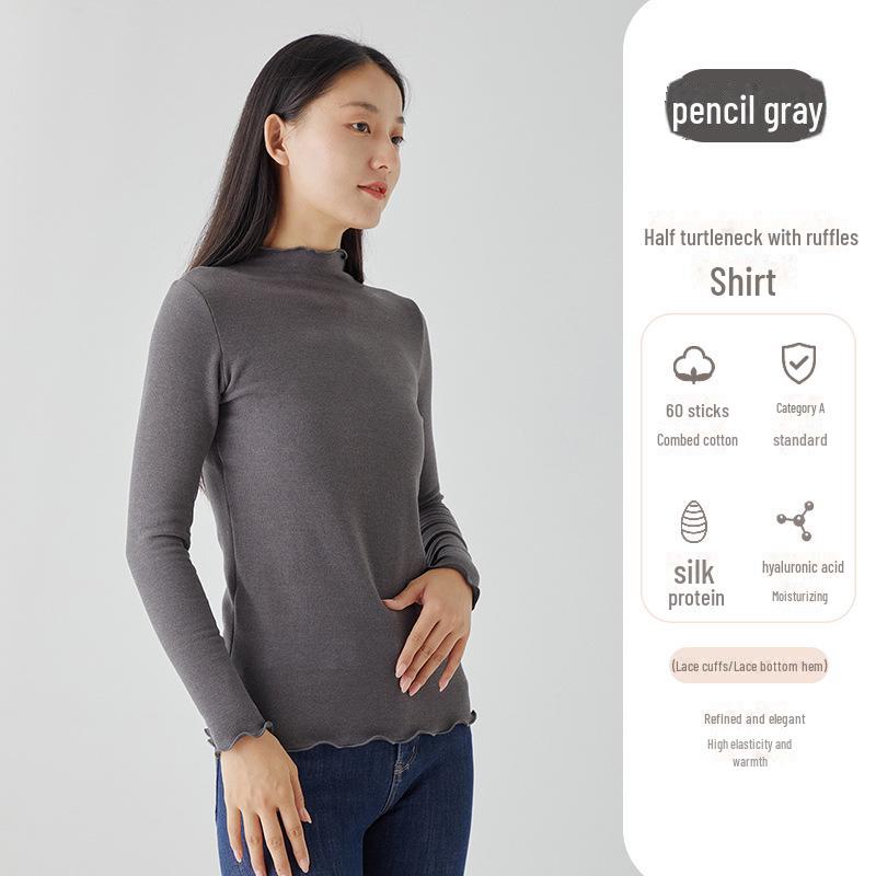 Delong Women s Antibacterial Hybrid Top: Hyaluronic Acid, Wood Ear Trim, Slimming Long Sleeves for Autumn/Winter. M (recommended 90~110 jin)
Delong Women s Antibacterial Hybrid Top: Hyaluronic Acid, Wood Ear Trim, Slimming Long Sleeves for Autumn/Winter. M (recommended 90~110 jin)