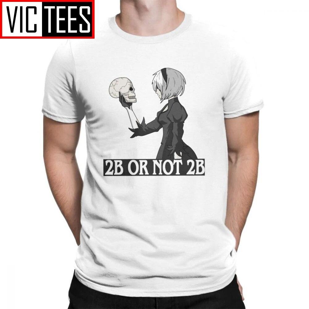 Футболки NieR Automata 2B Or Not 2B, футболки унисекс, забавные хлопковые футболки с короткими рукавами, топы с круглым вырезом, большие размеры
Футболки NieR Automata 2B Or Not 2B, футболки унисекс, забавные хлопковые футболки с короткими рукавами, топы с круглым вырезом, большие размеры