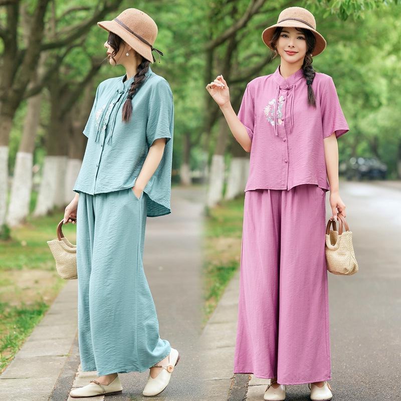 Women s 2025 Ethnic Retro Two-Piece Ramie & Cotton Linen Set XXXL (recommended for 135-150 jin)
Women s 2025 Ethnic Retro Two-Piece Ramie & Cotton Linen Set XXXL (recommended for 135-150 jin)