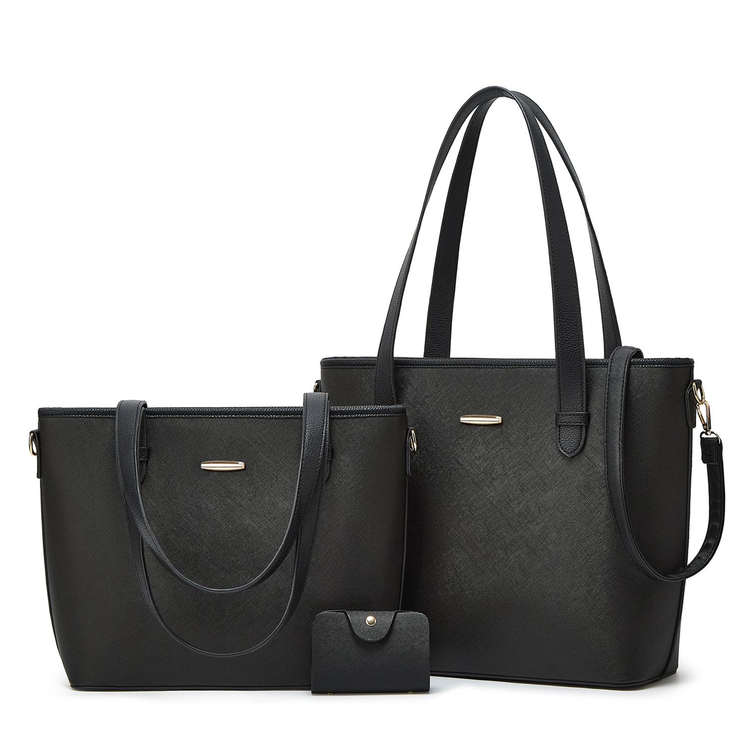 Women S Bag Retro Shoulder Handbag Women S Large-Capacity Fashion Three-Piece Set, Mother And Child Bag Set чорний
Women S Bag Retro Shoulder Handbag Women S Large-Capacity Fashion Three-Piece Set, Mother And Child Bag Set чорний