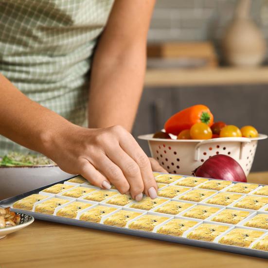 Yousheng Freeze Dryer Tray Dividers Set for Harvest Right Silicone Non-Stick Adjustable Tray Dividers High/Low Temp Resistant Candy Tray Accessories 1 Set
Yousheng Freeze Dryer Tray Dividers Set for Harvest Right Silicone Non-Stick Adjustable Tray Dividers High/Low Temp Resistant Candy Tray Accessories 1 Set
