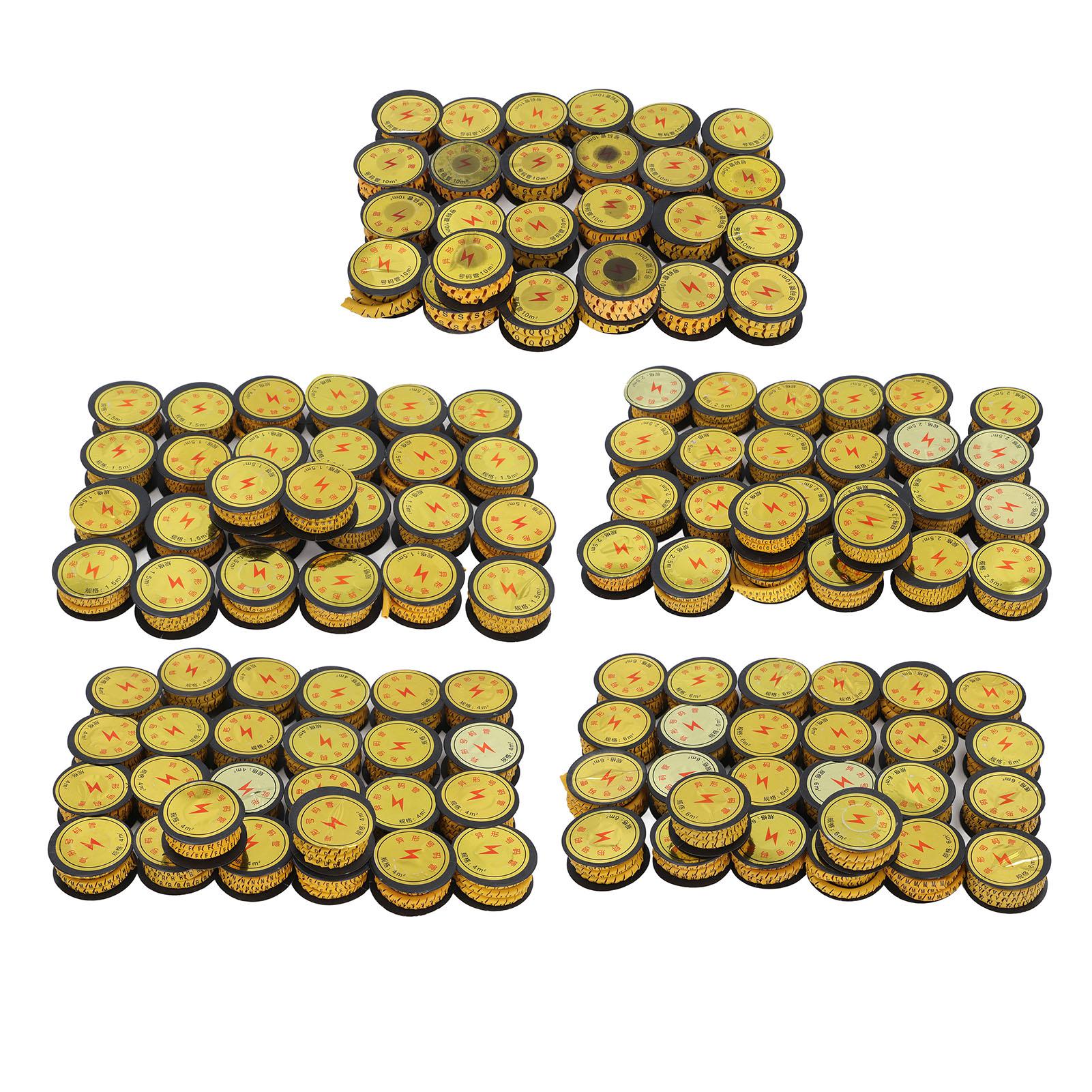26PCS Set Tube Cable Marker EC Letter Number PVC A to Z Маркування Кодований кабельний маркер 1.5m²
26PCS Set Tube Cable Marker EC Letter Number PVC A to Z Маркування Кодований кабельний маркер 1.5m²