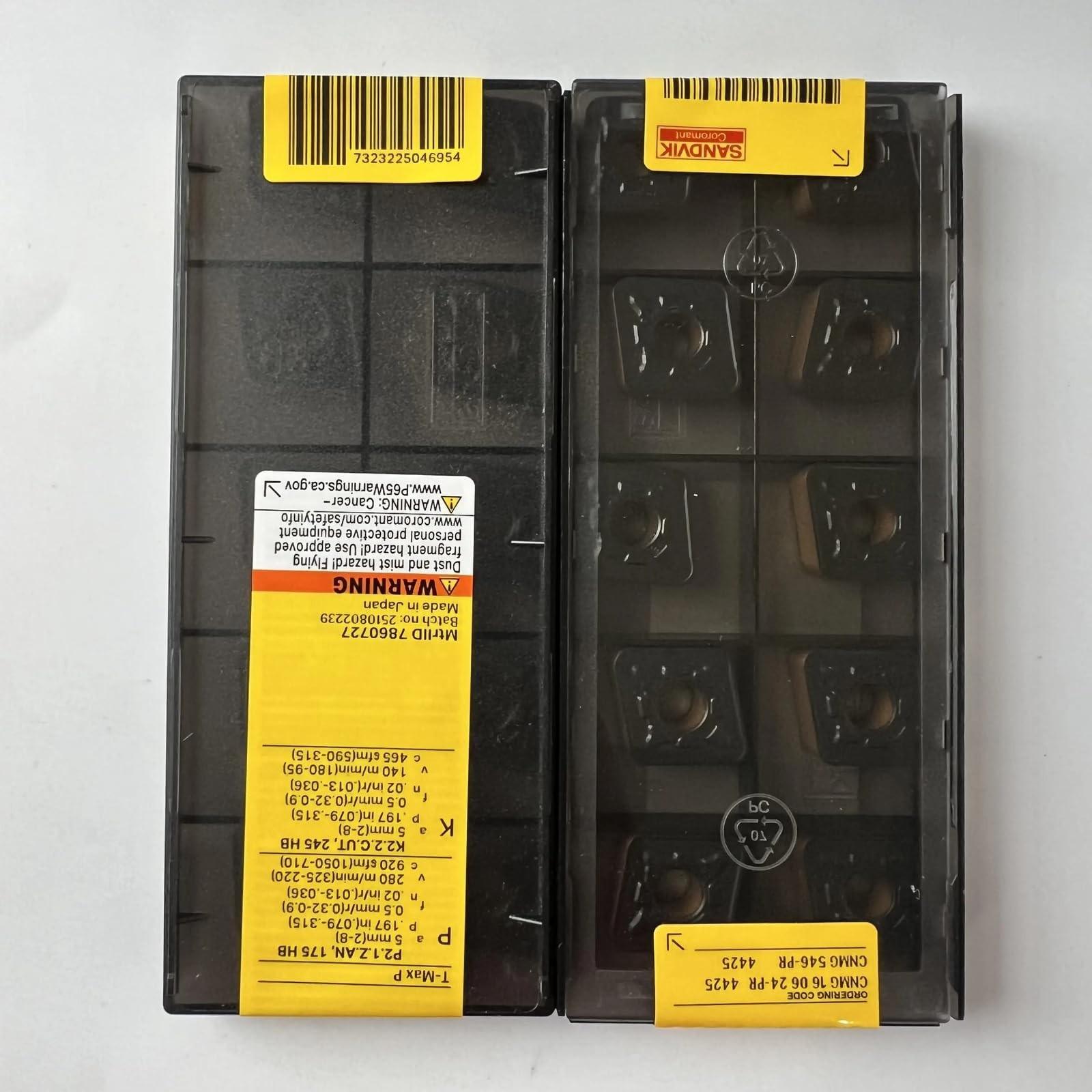 Original Sandvik / CNMG160624-PR 4425 /CNC lathe carbide blade 10 Pcs
Original Sandvik / CNMG160624-PR 4425 /CNC lathe carbide blade 10 Pcs