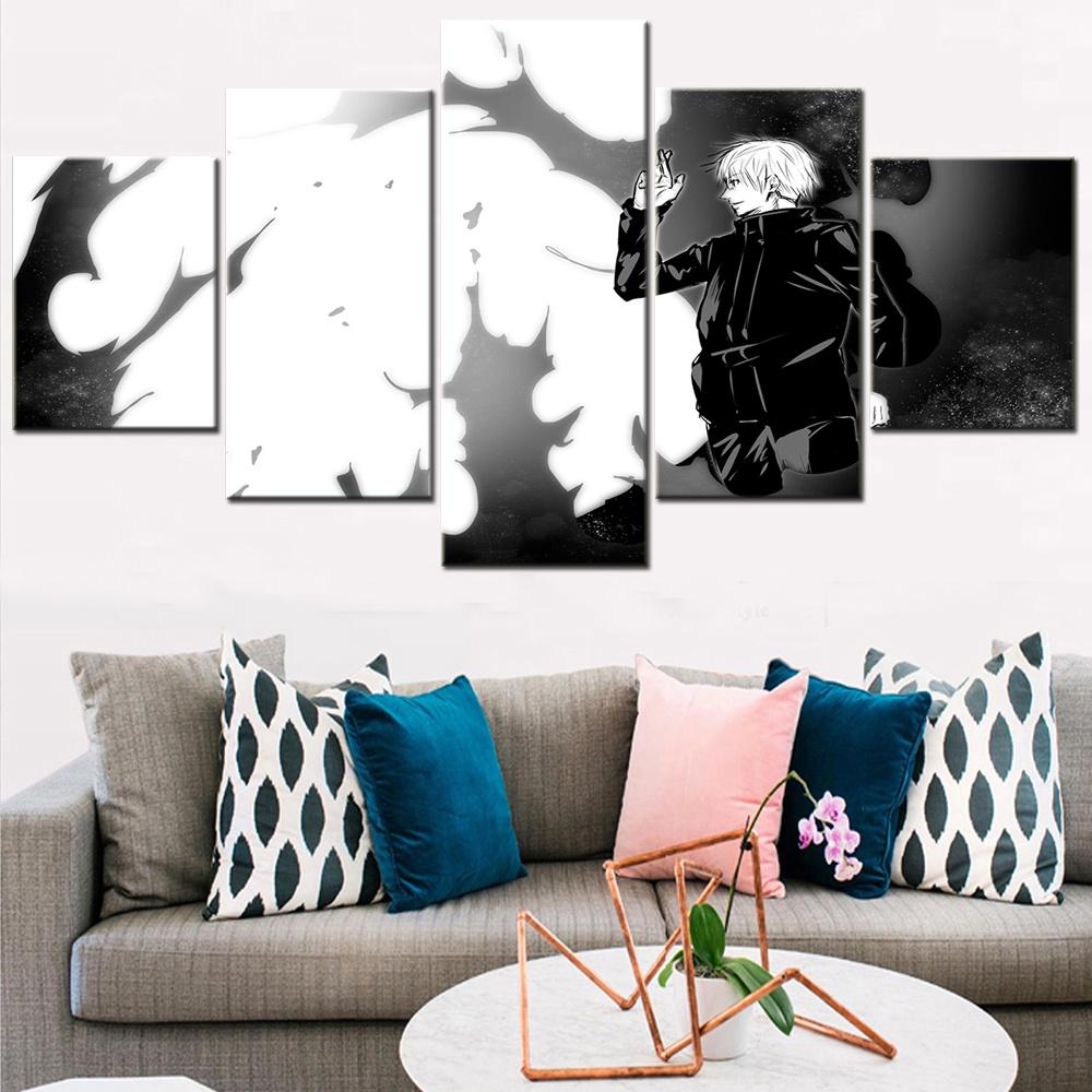 5 Pieces Canvas Wall Arts Animation Poster Painting Jujutsu Kaisen Series-2 Home Decor Wallpaper Picture Print Living Room Mural 20x35 20x45 20x55cm
5 Pieces Canvas Wall Arts Animation Poster Painting Jujutsu Kaisen Series-2 Home Decor Wallpaper Picture Print Living Room Mural 20x35 20x45 20x55cm