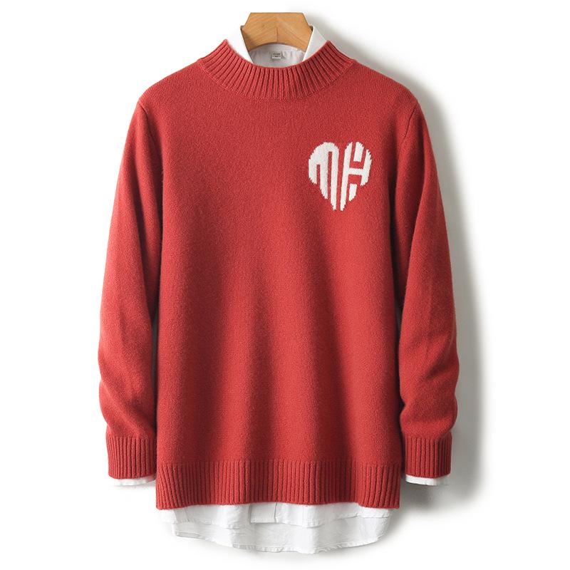 Men s Half-High Collar Jacquard Wool Sweater - Fashionable Thick Knit Cardigan S
Men s Half-High Collar Jacquard Wool Sweater - Fashionable Thick Knit Cardigan S