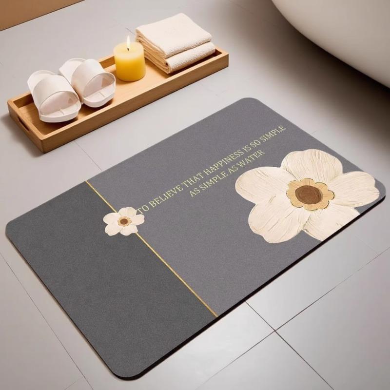 Diatom mud floor mat, absorbent and anti slip, modern and simple quick drying carpet, bathroom and kitchen floor mat 40x60cm15.7x23.6in
Diatom mud floor mat, absorbent and anti slip, modern and simple quick drying carpet, bathroom and kitchen floor mat 40x60cm15.7x23.6in