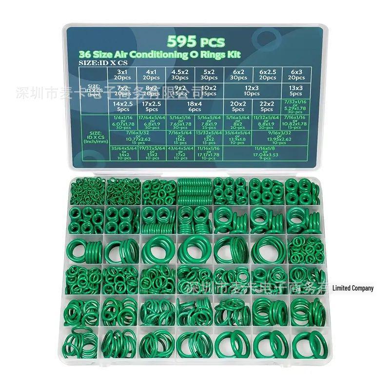 Набор нитриловых уплотнительных колец из 595 штук для герметизации автомобильного компрессора кондиционера
Набор нитриловых уплотнительных колец из 595 штук для герметизации автомобильного компрессора кондиционера