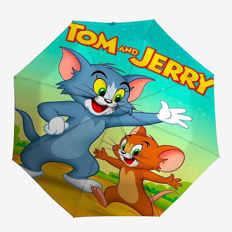 1pc Tom and Jerry Automatic Folding Umbrella - Compact 8-Rib Design, Durable Plastic & Iron1446L
1pc Tom and Jerry Automatic Folding Umbrella - Compact 8-Rib Design, Durable Plastic & Iron1446L