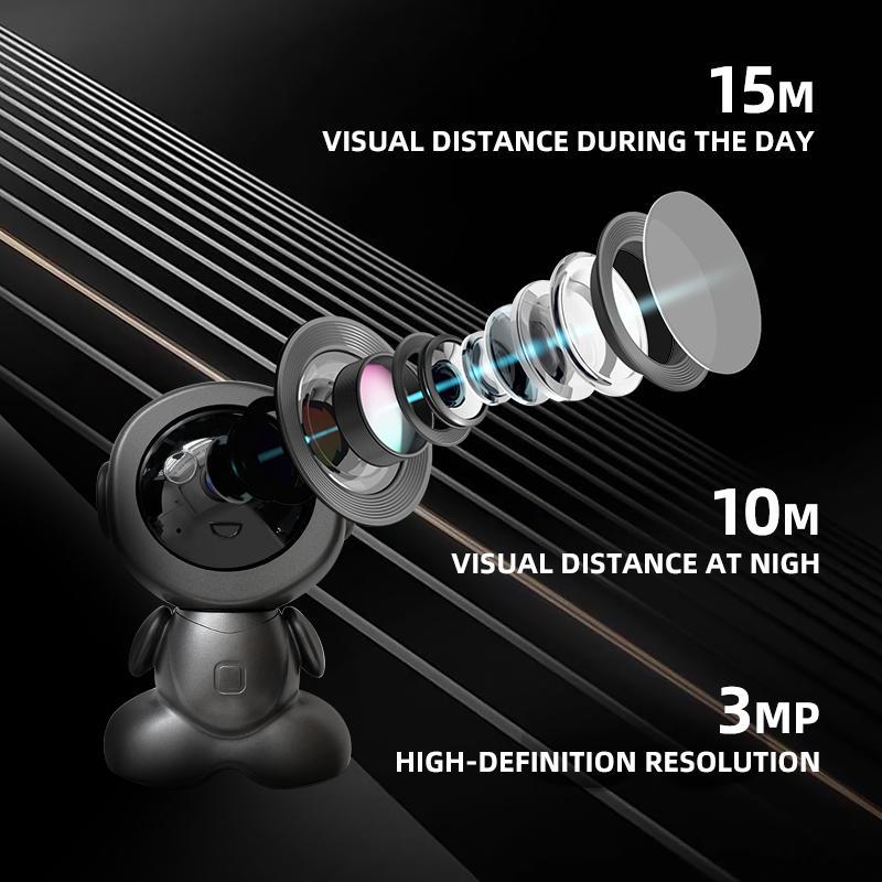 V380Pro Smart WiFi Camera: Wireless, Two-Way Audio, Night Vision, 360° Rotation Monitoring 10*10*10
V380Pro Smart WiFi Camera: Wireless, Two-Way Audio, Night Vision, 360° Rotation Monitoring 10*10*10