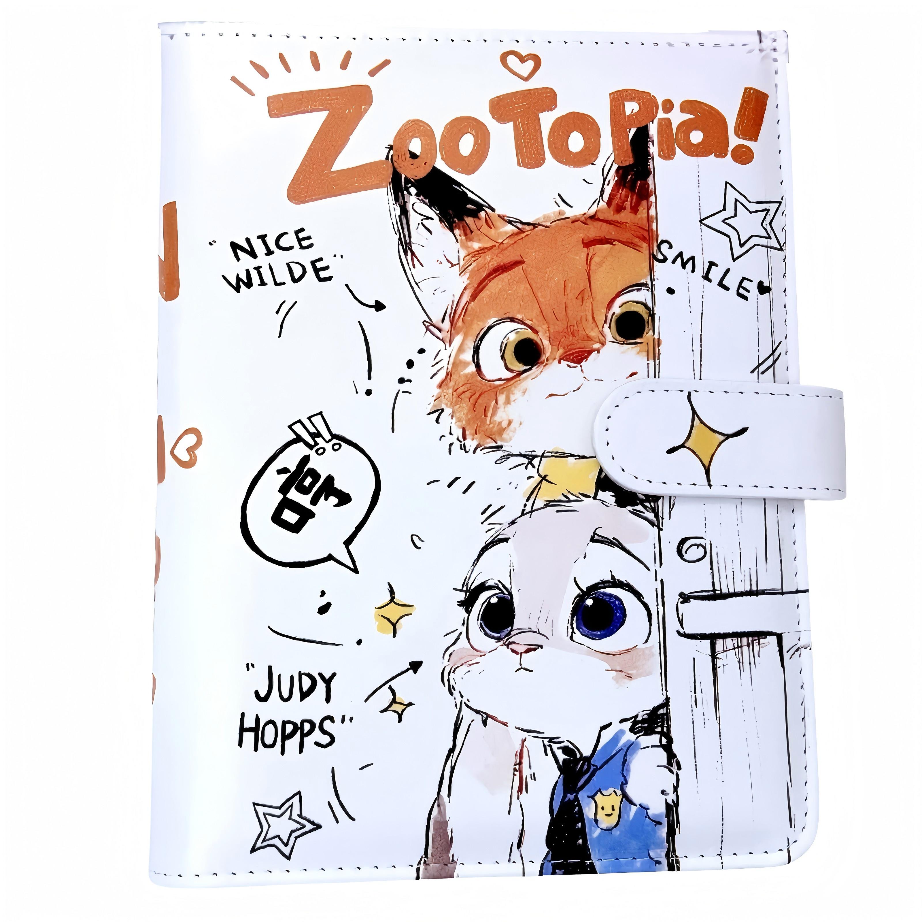 Kawaii Judy Nick Fox A6 Notebook Zootopia Anime Peripheral Products Soft Leather Magnetic ideal for OfficeandSchool Supplies Gifts
Kawaii Judy Nick Fox A6 Notebook Zootopia Anime Peripheral Products Soft Leather Magnetic ideal for OfficeandSchool Supplies Gifts