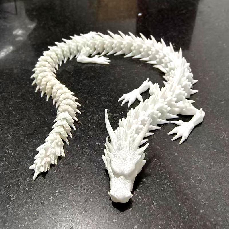 Luminous Articulated White Dragon on Waves - UV Absorbing Glowing Ornament
Luminous Articulated White Dragon on Waves - UV Absorbing Glowing Ornament
