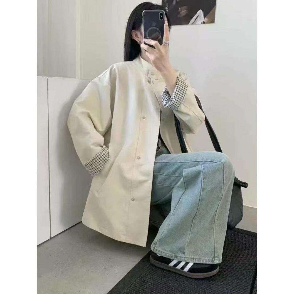 Korean-British Style Mid-Length Women s Trench Coat - 2025 Spring/Autumn Retro Versatile High-End Jacket L (125-150 jin)
Korean-British Style Mid-Length Women s Trench Coat - 2025 Spring/Autumn Retro Versatile High-End Jacket L (125-150 jin)