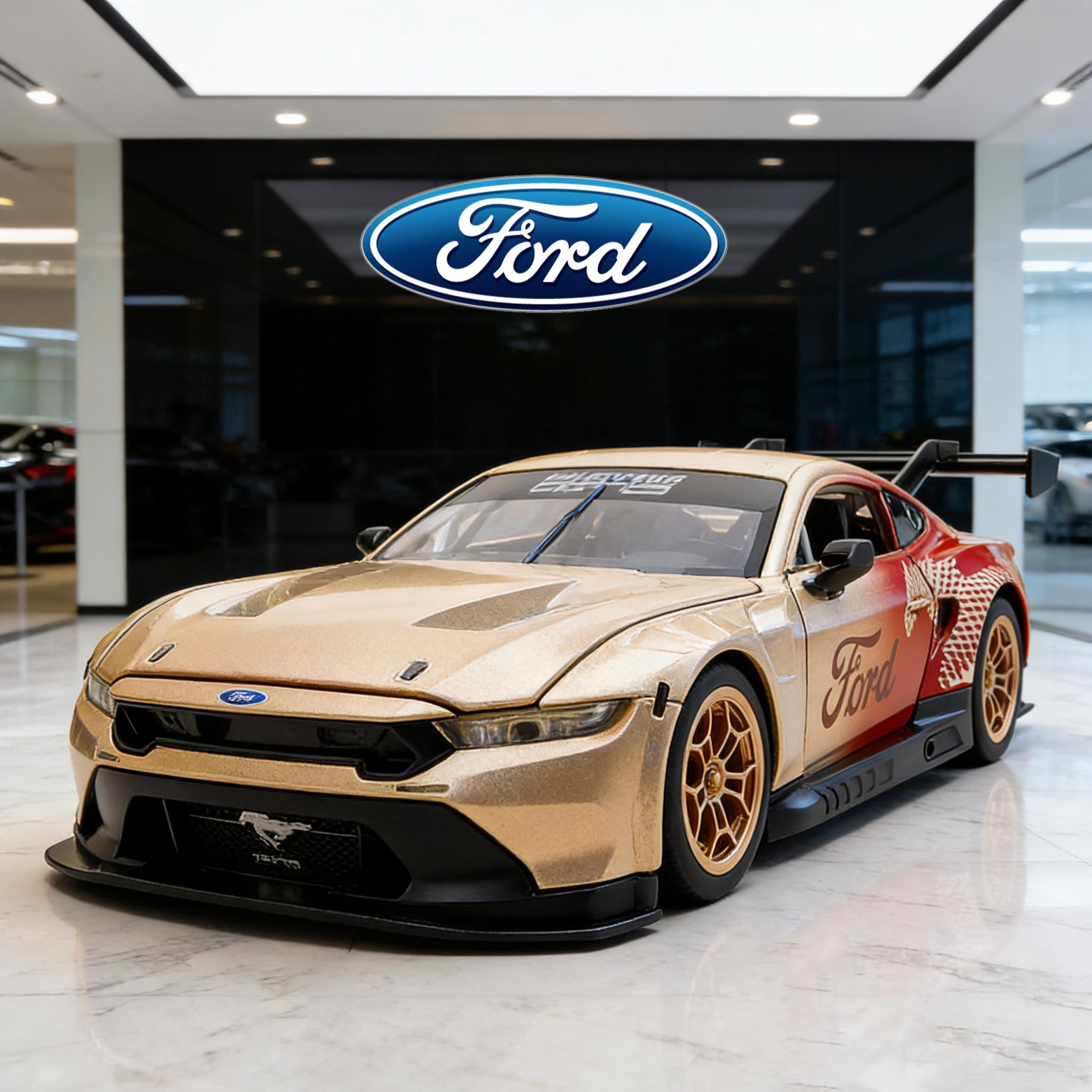 NEW 1:24 Ford Mustang GT3 Alloy Racing Car Model Sound and Light Pull Back Children s Toy Collectibles Birthday gift золотий
NEW 1:24 Ford Mustang GT3 Alloy Racing Car Model Sound and Light Pull Back Children s Toy Collectibles Birthday gift золотий