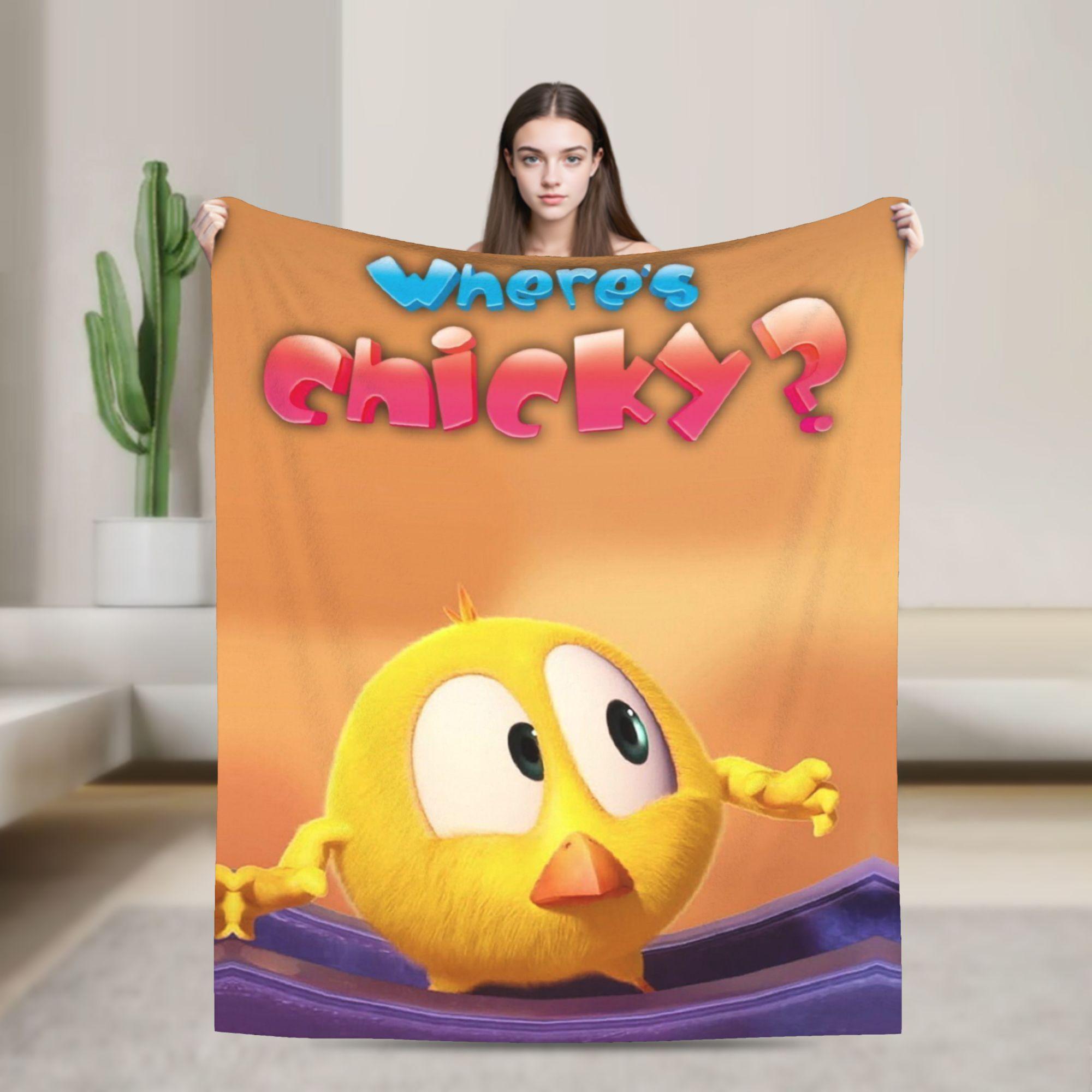 Where s Chicky Blankets Soft Warm Novelty Plush Throw Blanket For Couch Bed Airplane Travel Flannel Bedspread Bed Cover 30x40in
Where s Chicky Blankets Soft Warm Novelty Plush Throw Blanket For Couch Bed Airplane Travel Flannel Bedspread Bed Cover 30x40in