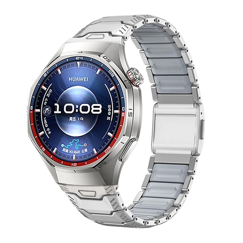 22mm Luxury Titanium Silicone Strap For Huawei Watch GT6 Pro/Watch 5 46MM/GT4 Metal Sport Band For Watch4 Pro/Watch Ultimate Business for garmin band Magnetic Buckle &B сірий
22mm Luxury Titanium Silicone Strap For Huawei Watch GT6 Pro/Watch 5 46MM/GT4 Metal Sport Band For Watch4 Pro/Watch Ultimate Business for garmin band Magnetic Buckle &B сірий