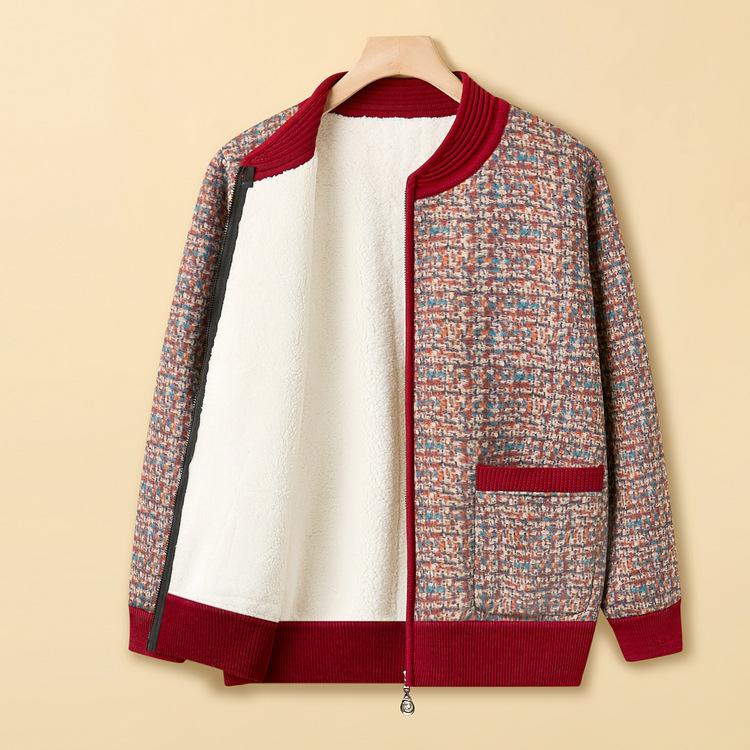 Осень Новый Стиль Пожилой Свитер Женский Мама Модный Кардиган Пожилая Женщина Полосатый Топ Бабушка Куртка XL
Осень Новый Стиль Пожилой Свитер Женский Мама Модный Кардиган Пожилая Женщина Полосатый Топ Бабушка Куртка XL