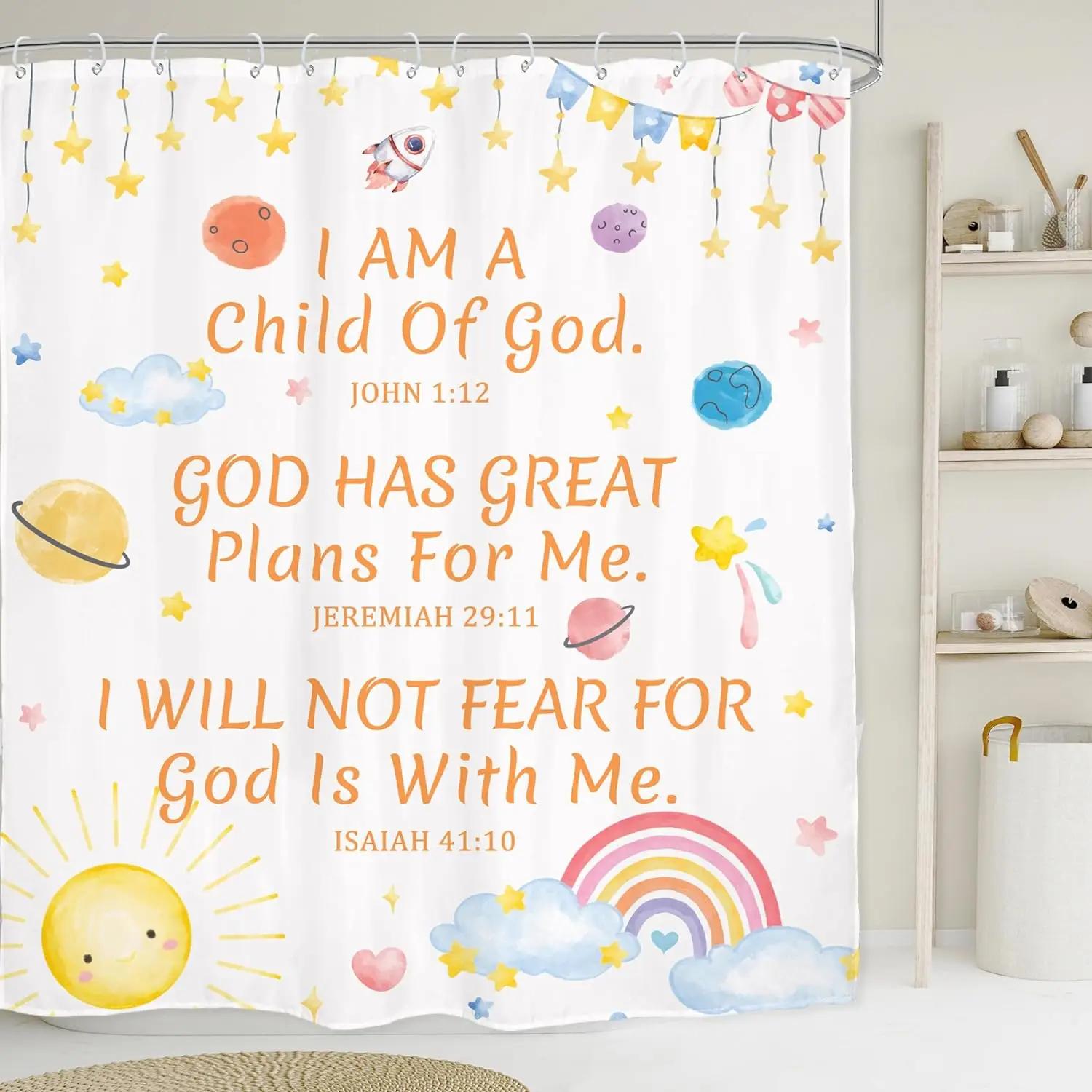 Kids Bohemian Rainbow Shower Curtain Inspirational Quotes Abstract Girls Pink Moon Sun Polyester Fabric Bathroom Decor Curtains W60H190(CM)-1 Pcs
Kids Bohemian Rainbow Shower Curtain Inspirational Quotes Abstract Girls Pink Moon Sun Polyester Fabric Bathroom Decor Curtains W60H190(CM)-1 Pcs
