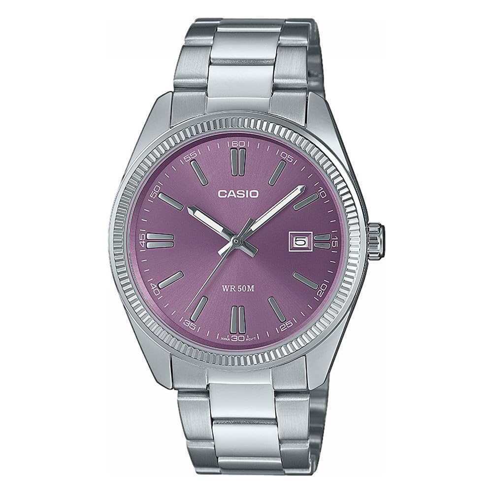 CASIO Analog Quartz Lavender Purple Sunray Dial with Stainless Steel Bracelet Bracelet Men s (38.5mm) MTP-1302PD-6AVEF, фиолетовый
CASIO Analog Quartz Lavender Purple Sunray Dial with Stainless Steel Bracelet Bracelet Men s (38.5mm) MTP-1302PD-6AVEF, фиолетовый