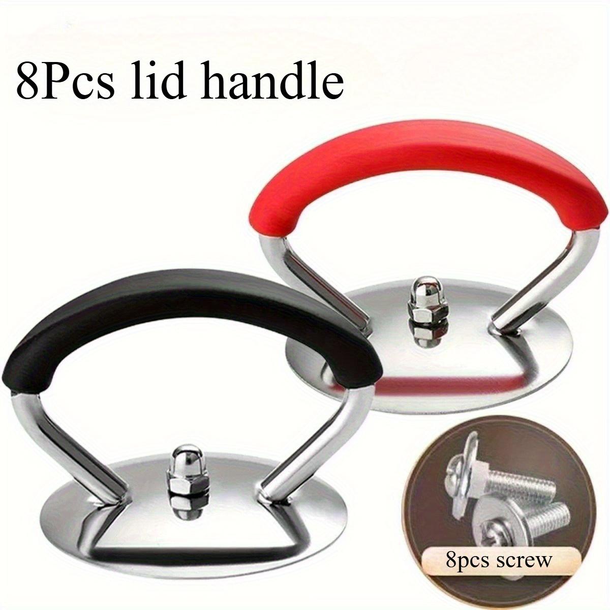8 Наборов Ручек для Крышек Кастрюль из Нержавеющей Стали с Силиконовой Термостойкой Ручкой и Монтажными Винтами - Запасная Верхняя Ручка для Посуды
8 Наборов Ручек для Крышек Кастрюль из Нержавеющей Стали с Силиконовой Термостойкой Ручкой и Монтажными Винтами - Запасная Верхняя Ручка для Посуды