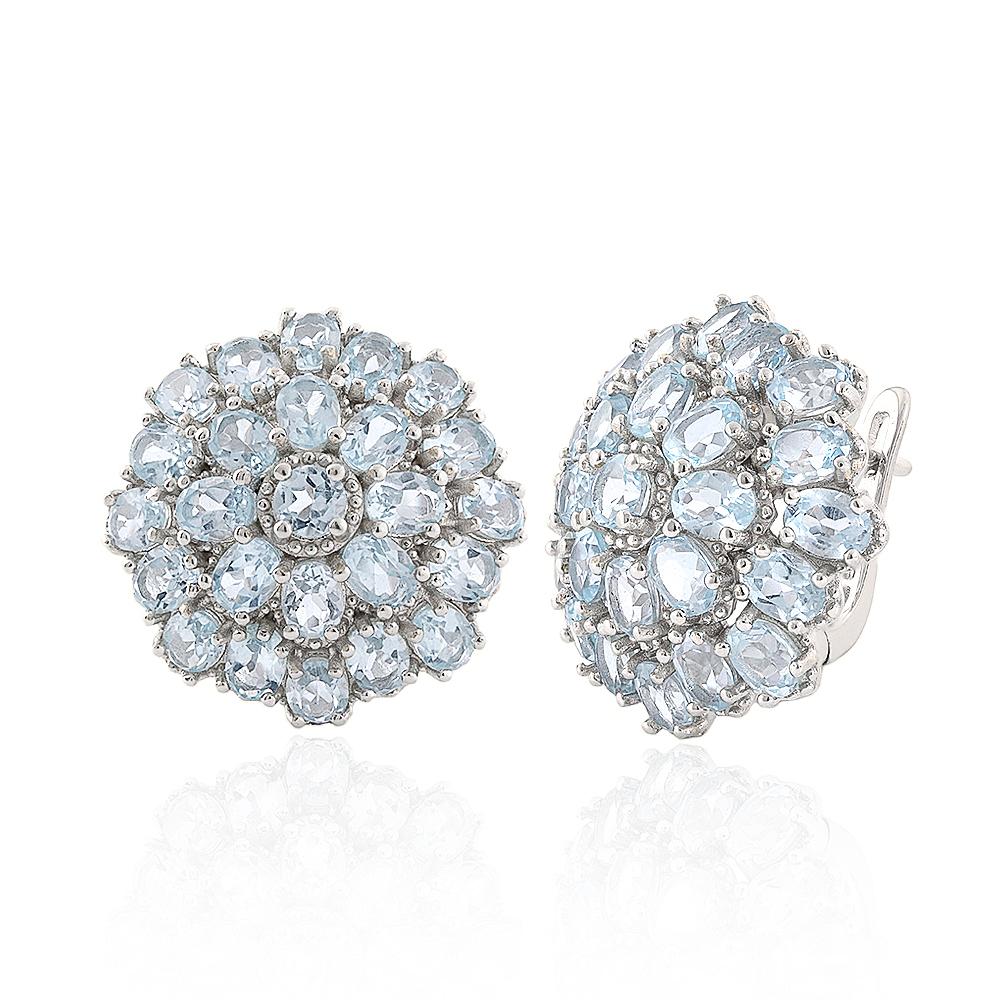 Large Flower Design 925 Sterling Silver Earrings with Natural Sky Blue Topaz November Birthstone Women s Fine Jewelry M синий
Large Flower Design 925 Sterling Silver Earrings with Natural Sky Blue Topaz November Birthstone Women s Fine Jewelry M синий