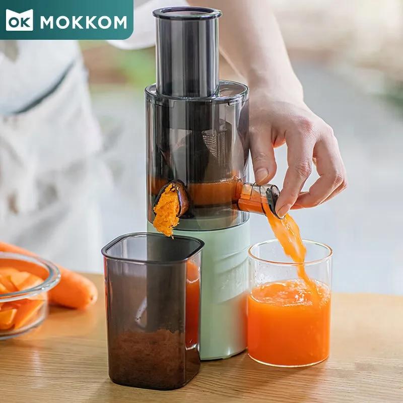 Мини-медленная соковыжималка Mokkom, бытовая полностью автоматическая маленькая многофункциональная соковыжималка для отделения остатков сока, мини-соковыжималка для фруктов 
Мини-медленная соковыжималка Mokkom, бытовая полностью автоматическая маленькая многофункциональная соковыжималка для отделения остатков сока, мини-соковыжималка для фруктов
