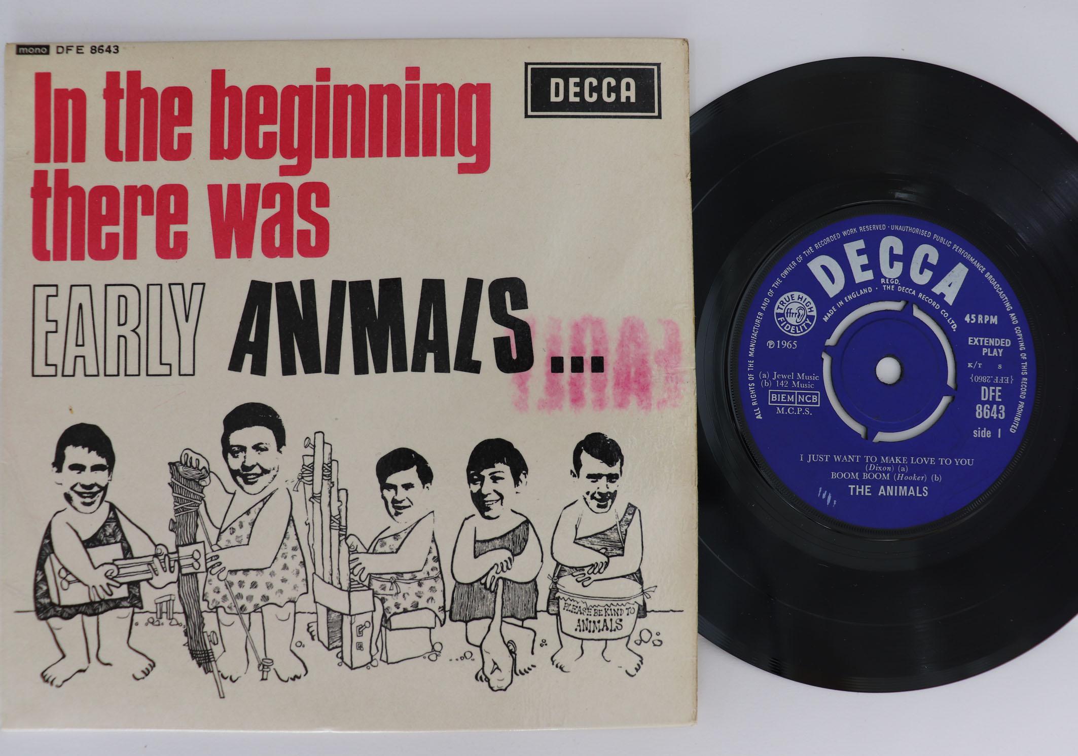 7inch Record ANIMALS - In The Beginning There Was Early An DFE8643 Decca 1966 UK Rock Used
7inch Record ANIMALS - In The Beginning There Was Early An DFE8643 Decca 1966 UK Rock Used