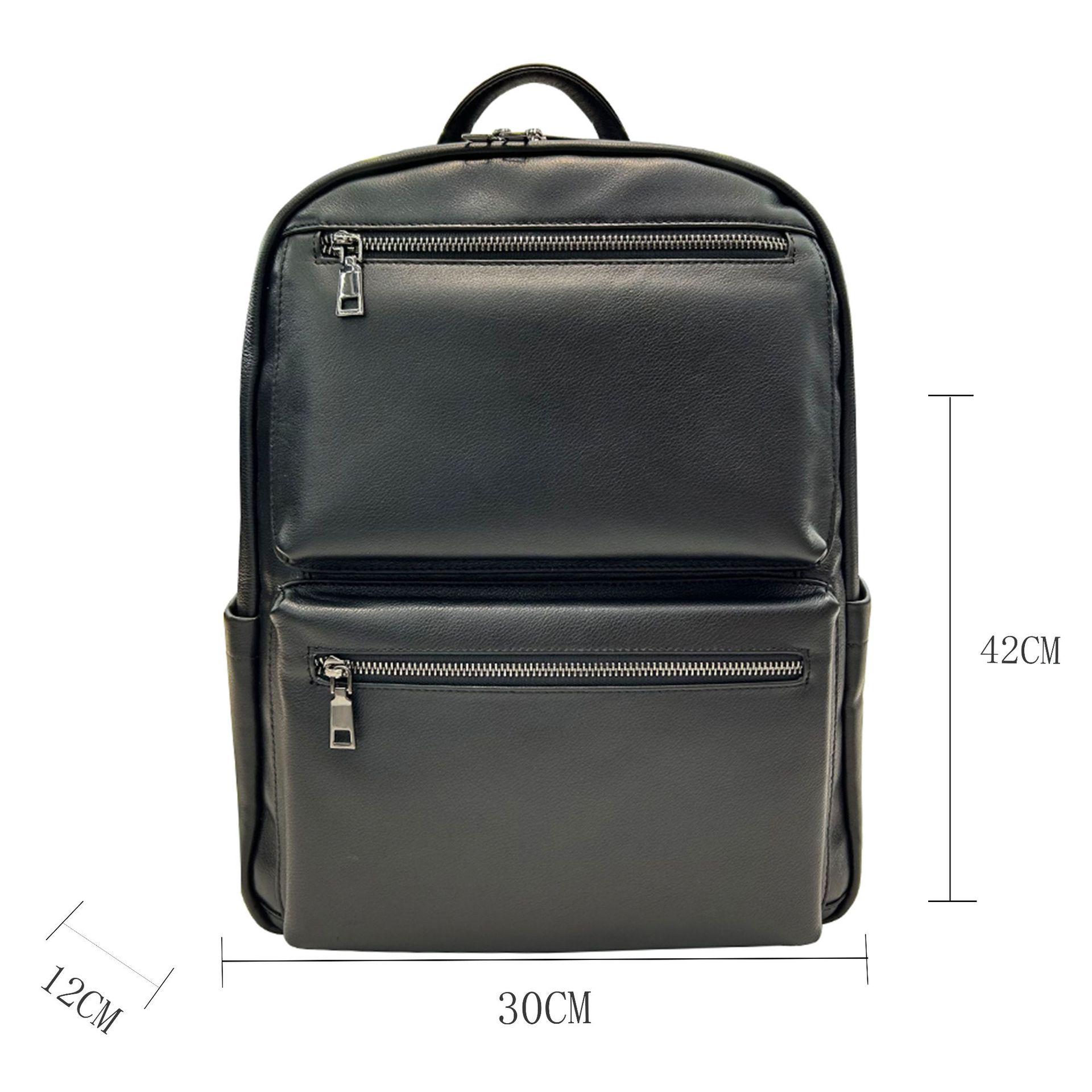 Men s Large-Capacity Fine Grain Calfskin Travel Backpack чорний
Men s Large-Capacity Fine Grain Calfskin Travel Backpack чорний