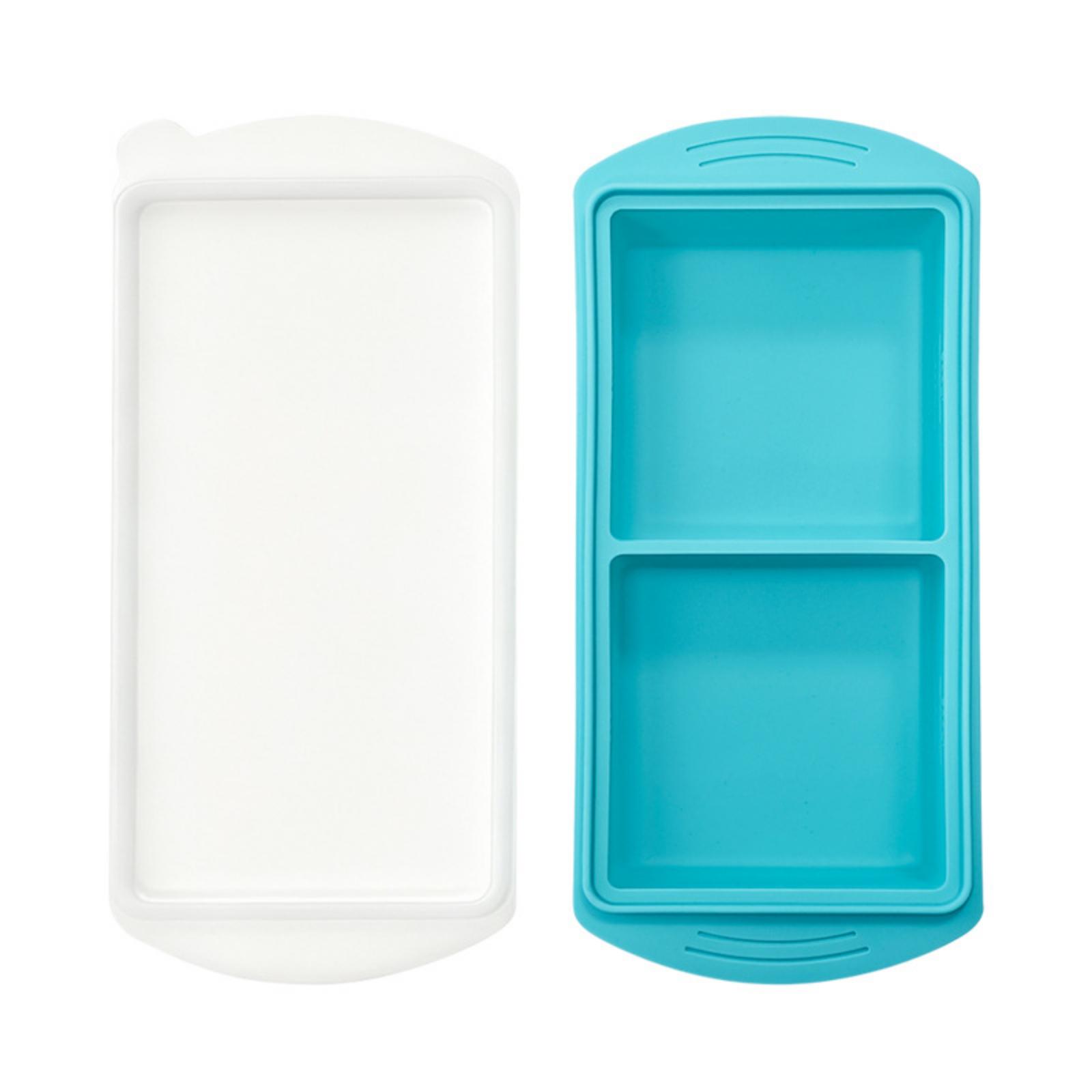 Silicone Freezer Tray with Lid Food Storage Container Divided Sections for Baby Food Ice Cube Mold Flexible Durable Material Household Use One Size
Silicone Freezer Tray with Lid Food Storage Container Divided Sections for Baby Food Ice Cube Mold Flexible Durable Material Household Use One Size