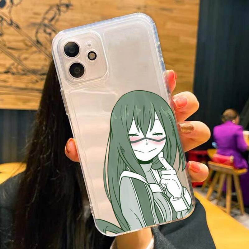 Asui Tsuyu Phone Case For iPhone 14 13 12 11 Pro Max XS X XR SE 2020 6 7 8 Plus Mini Protective Cover iphone 13
Asui Tsuyu Phone Case For iPhone 14 13 12 11 Pro Max XS X XR SE 2020 6 7 8 Plus Mini Protective Cover iphone 13