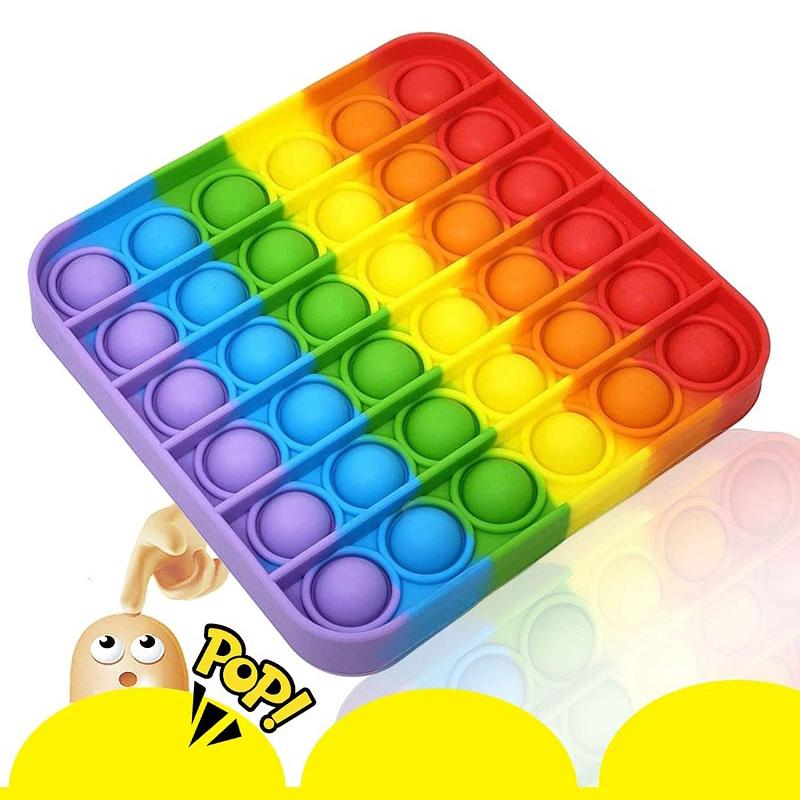 Rainbow Mini Pop Bubble Toy Push It Fun Fidget Сенсорные игрушки Взрослые дети Снимают стресс и аутизм Игрушки Квадрат
Rainbow Mini Pop Bubble Toy Push It Fun Fidget Сенсорные игрушки Взрослые дети Снимают стресс и аутизм Игрушки Квадрат