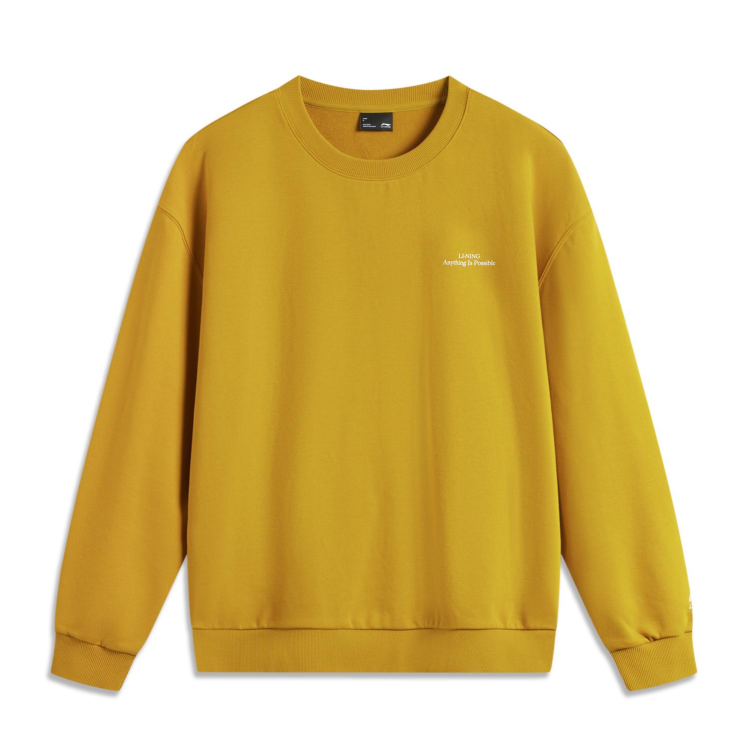 Li Ning Sports Lifestyle Series Pullover Comfortable Long Sleeve Round Neck Sweatshirt Unisex Sweatshirt Palm-Gold AWDUB69-5 XS
Li Ning Sports Lifestyle Series Pullover Comfortable Long Sleeve Round Neck Sweatshirt Unisex Sweatshirt Palm-Gold AWDUB69-5 XS